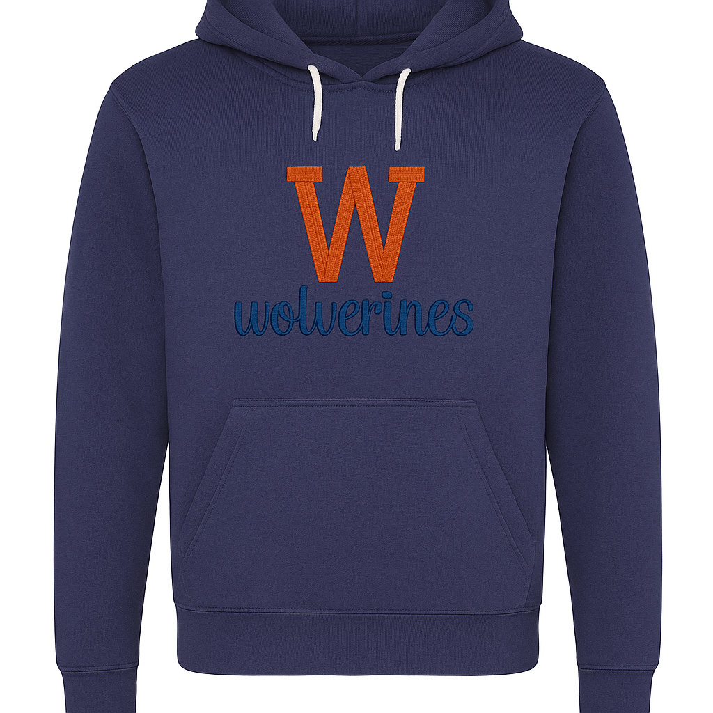WV Hoodie Embroidered (Blue, xs)