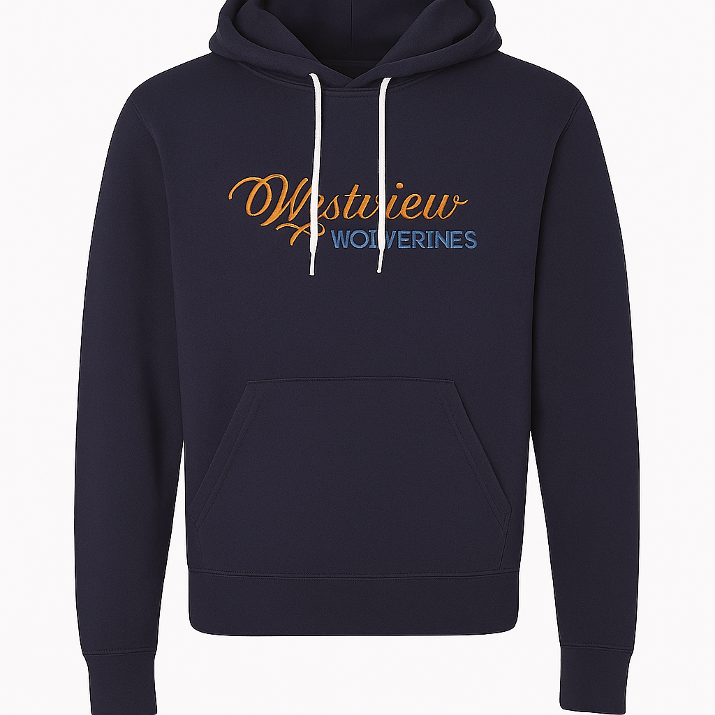 WV Hoodie Embroidered (Blue, xs)
